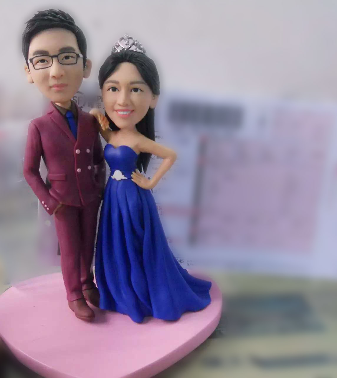 The perfect wedding gift? Why not have custom wedding bobblehead dolls