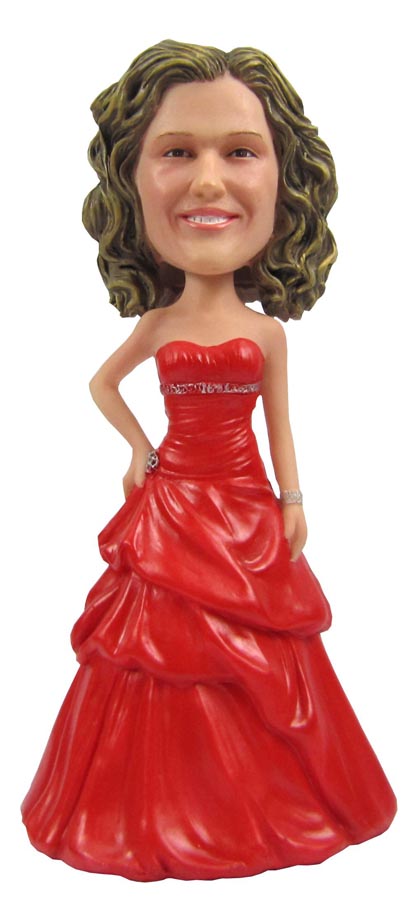 Here I would like to introduce some pleasant gifts, makeover doll head custom bobblehead doll is one of them.
