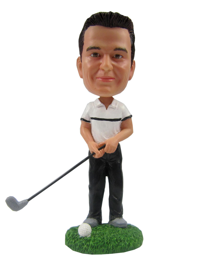 Personalized golf bobbleheads from photo 213