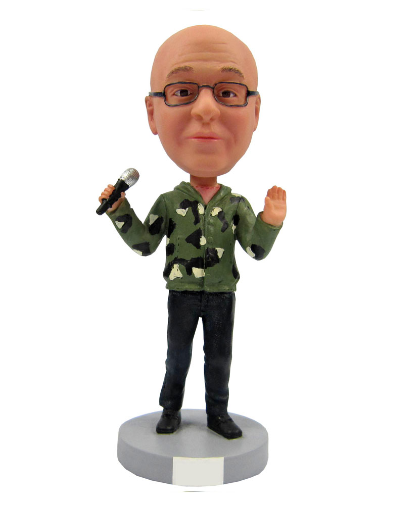 Casual Male Singer Personal Bobblehead Doll B247