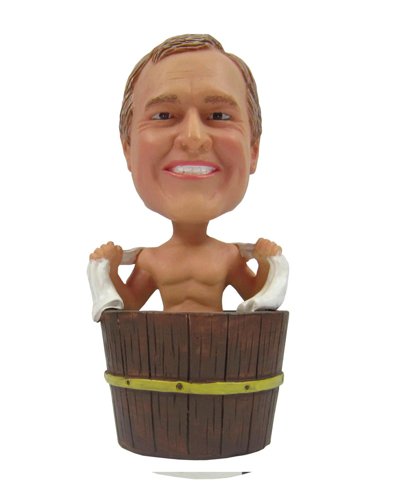 Male In the bath Humorous Personalized Bobbleheads