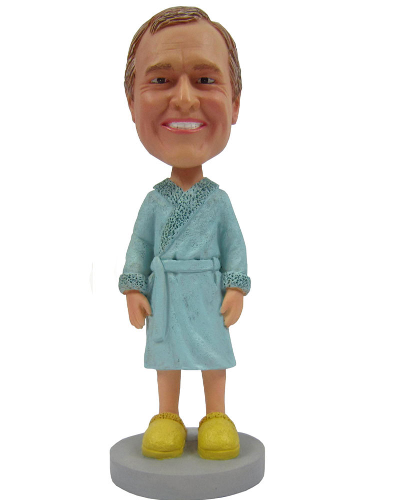 Male in Pajamas Personalized Bobbleheads B253-1