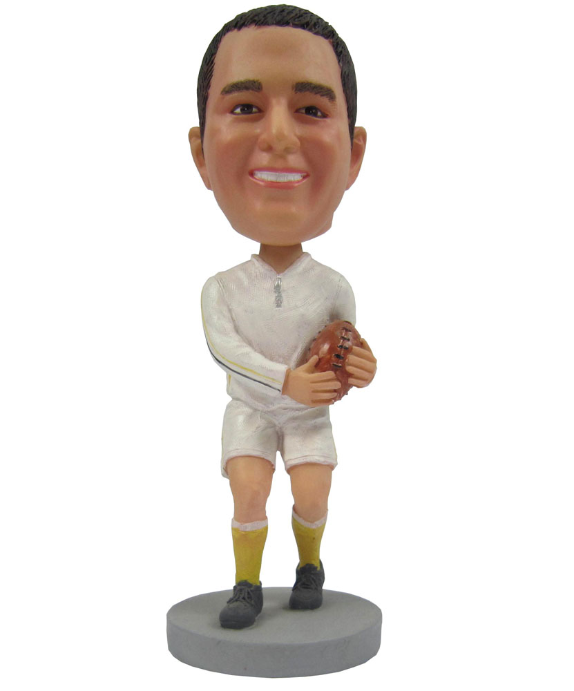 Custom Male Football Cheap Personalized Bobbleheads