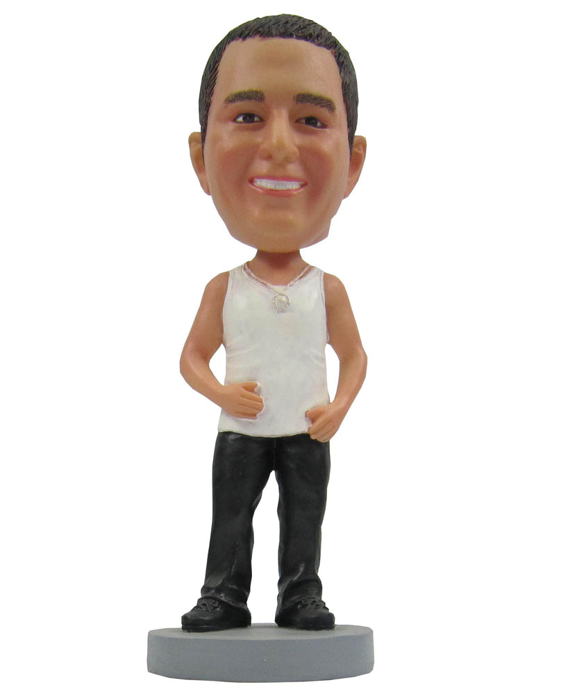 Personalized Male Casual Bobbleheads B266-1