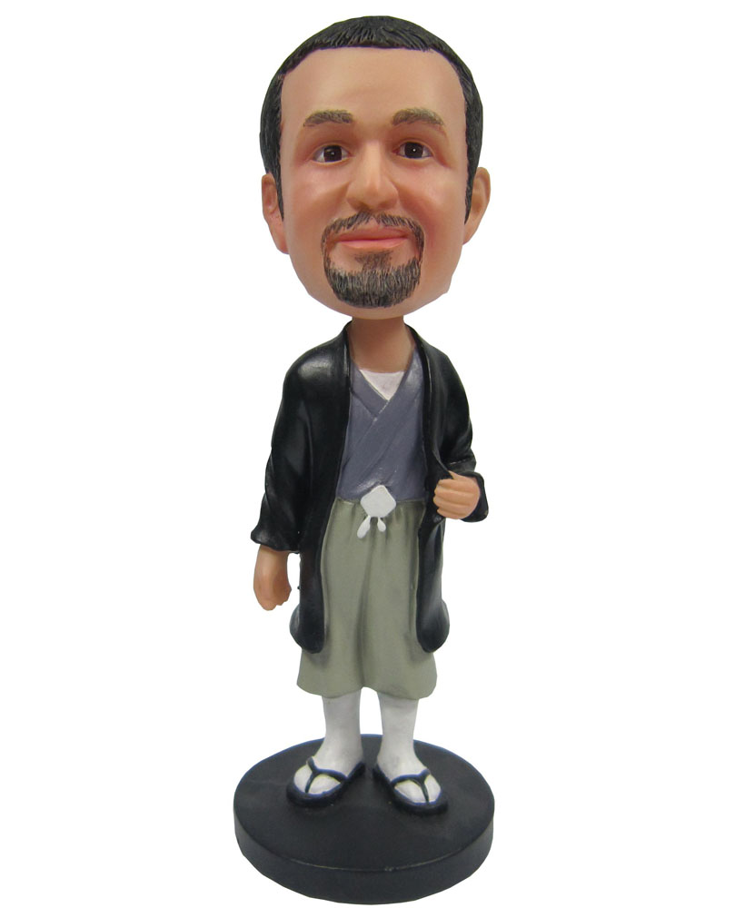 Janpan Male karate Custom bobblehead Doll B268-1