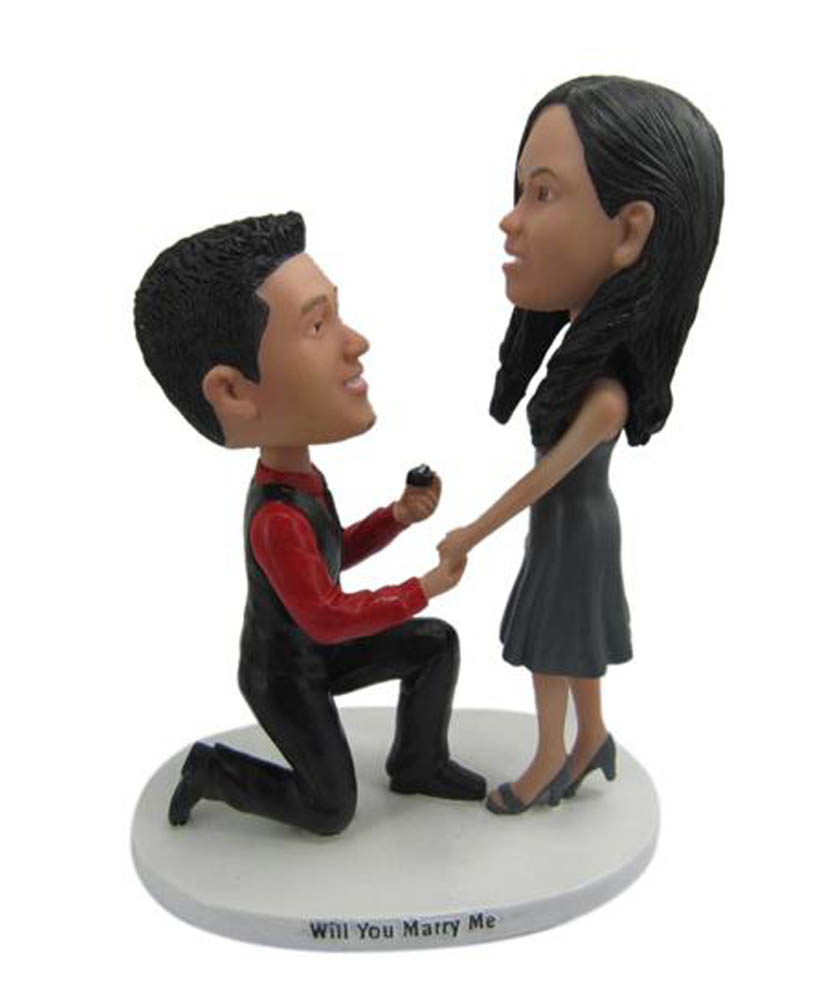 Will You Marry Me Custom Wedding Bobbleheads