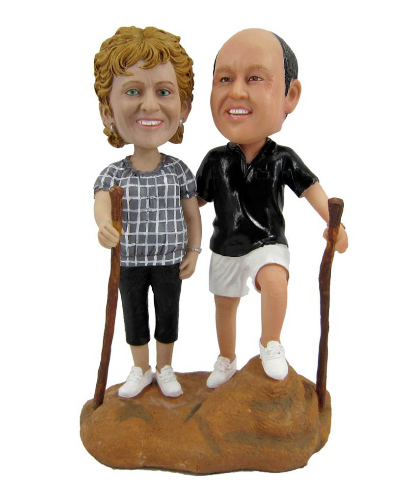 Climbing Couples Bobbleheads D001