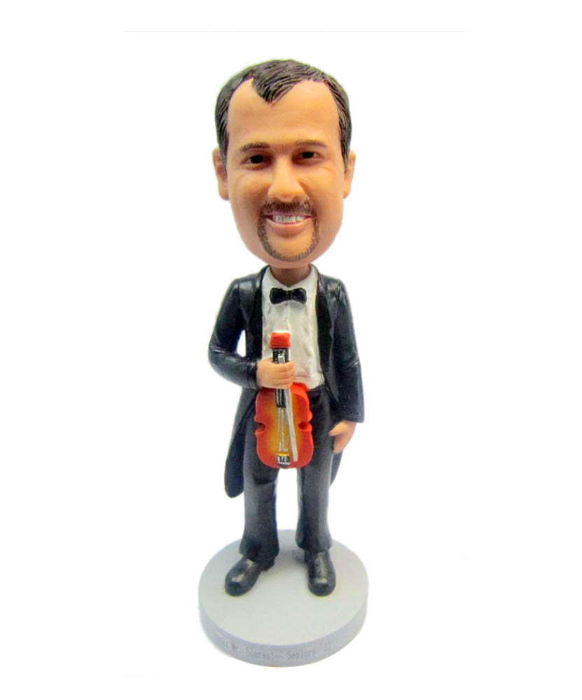 Custom Personalized Violin Bobblehead B276