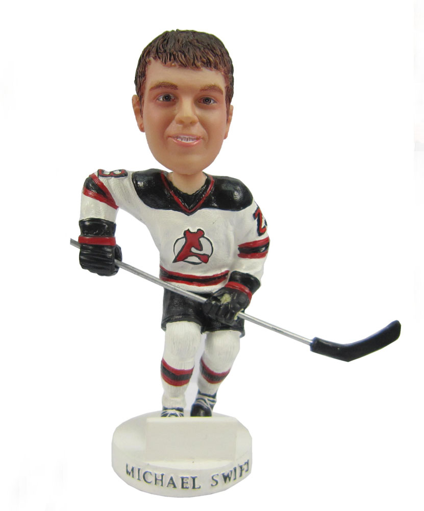 personalized bobblehead of hockey player G021