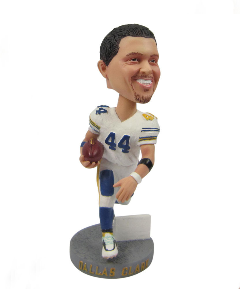sports bobblehead of rugby player G024