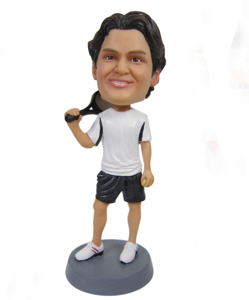 cheap custom bobbleheads of tennis player G039-1