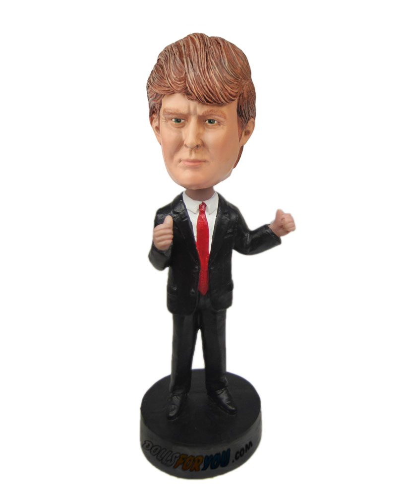 Trump for election president 2016: donald trump polymer clay dolls