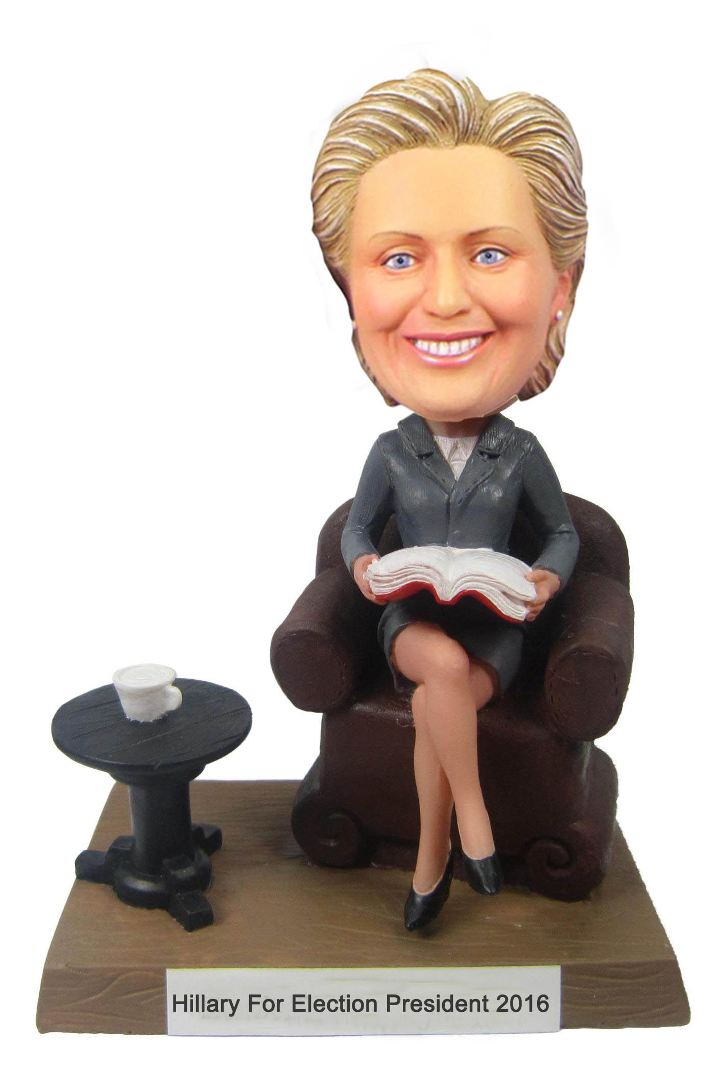 Hillary for election president 2016: Hillary clinton polymer clay dolls