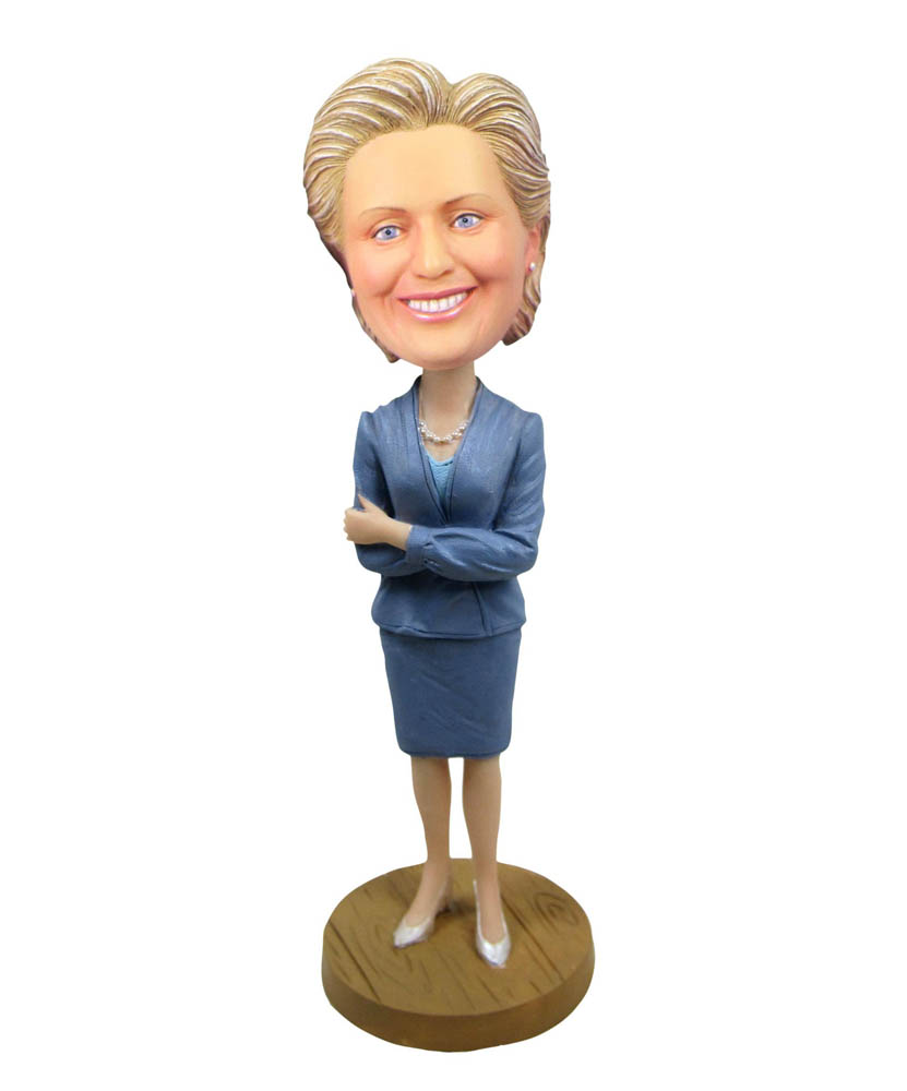 Custom office cocktail dress hillary special bobbleheads