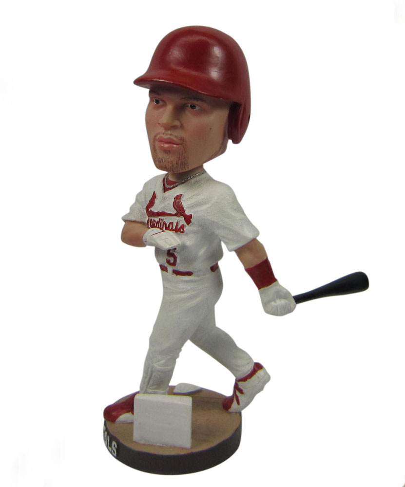 baseball bobbleheads with white dress G045