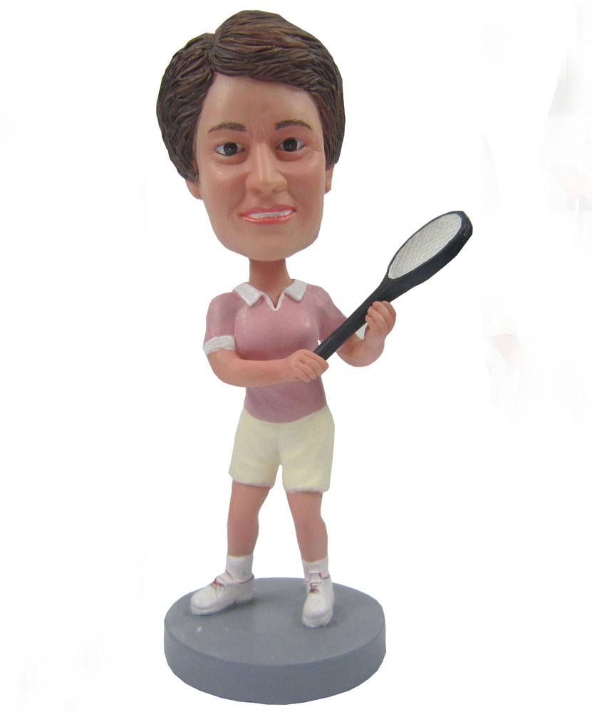 customized bobbleheads of female tennis player G054