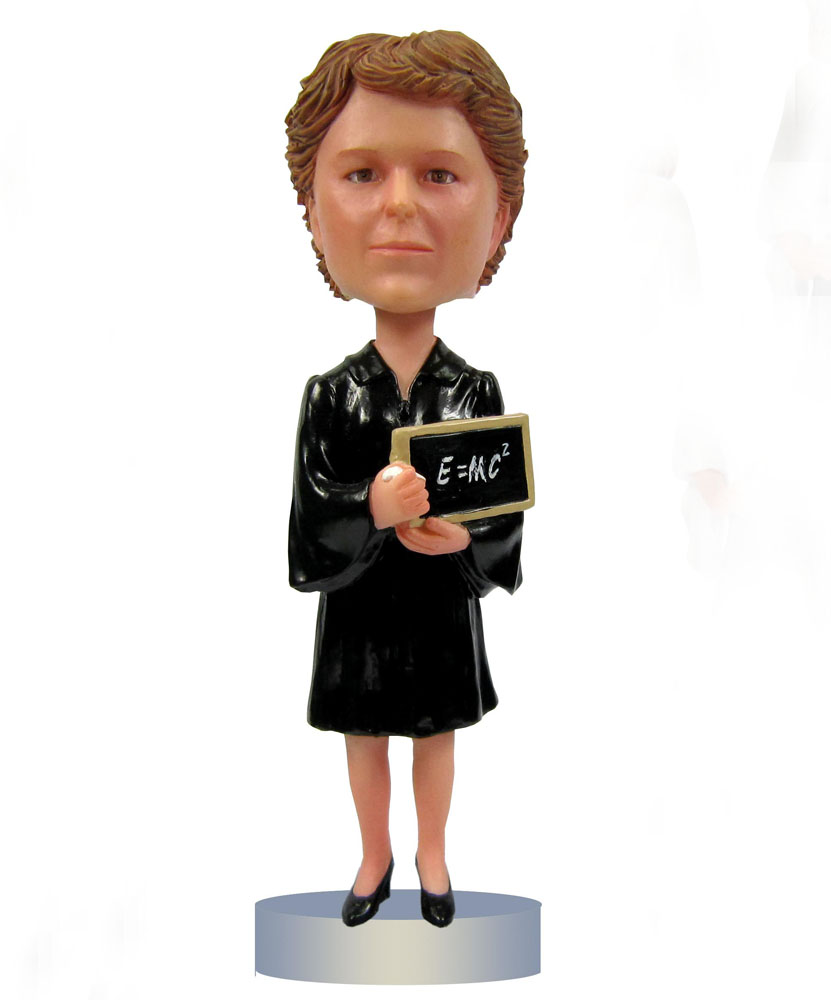 personalized bobblehead of female teacher G060