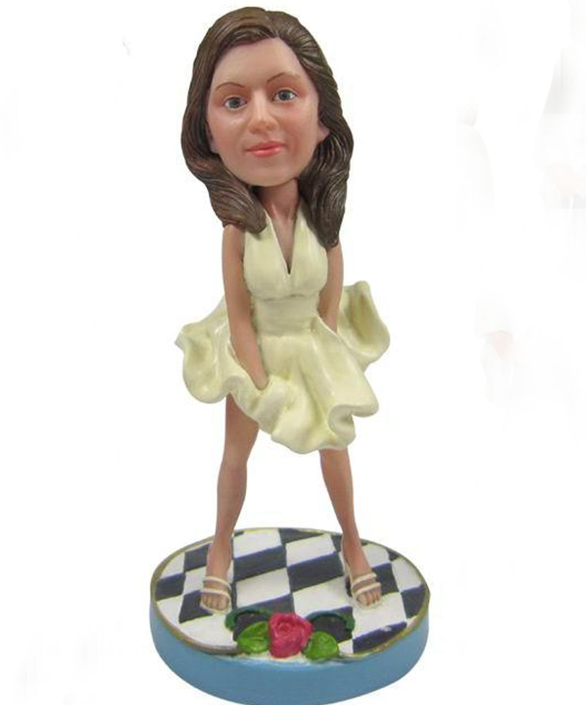 Create your own bobblehead with princess skirt G095