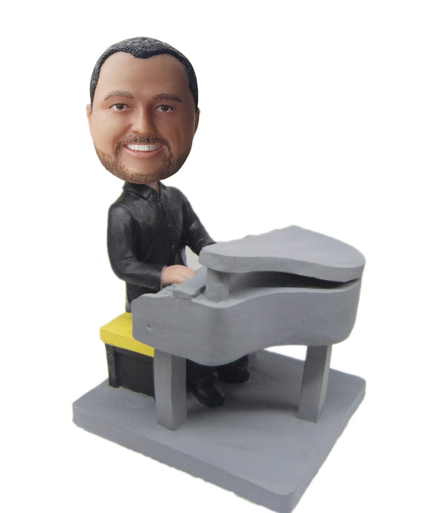 Design your own bobble head with piano