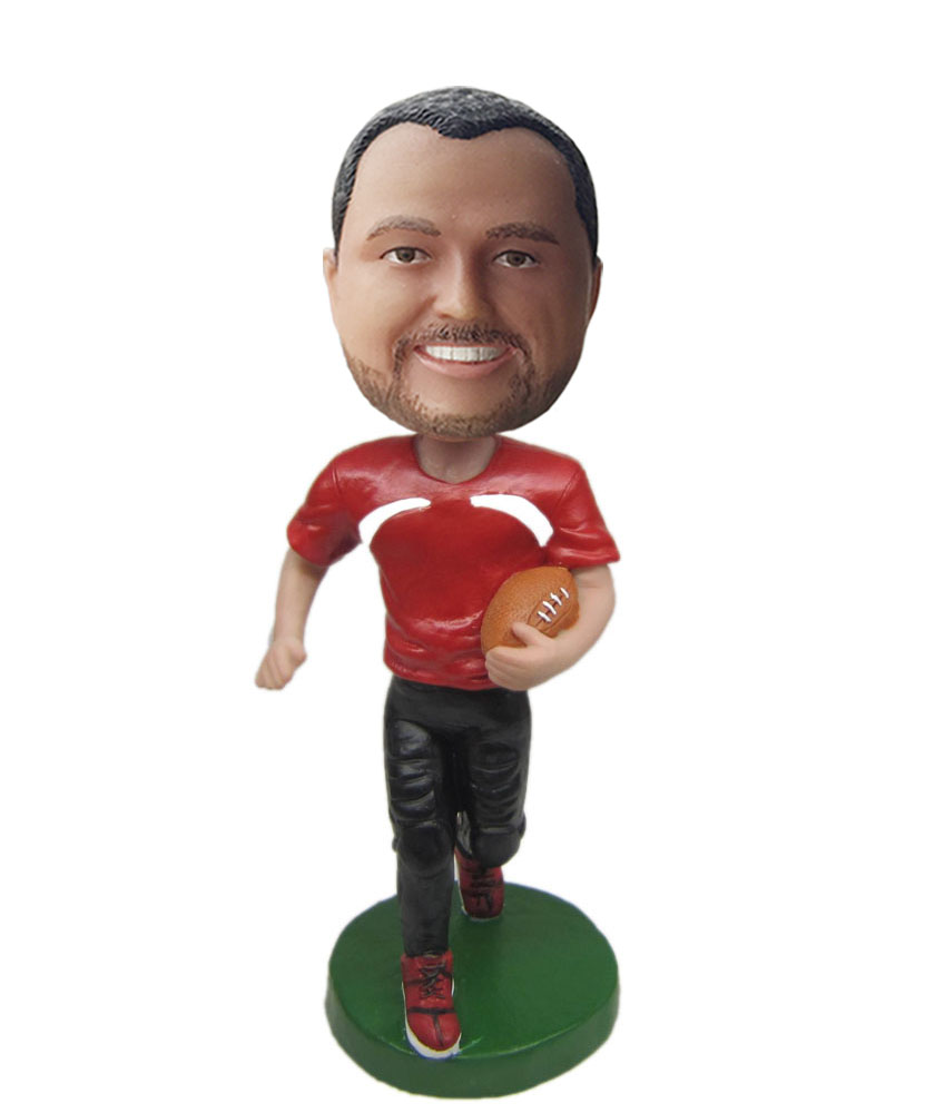 Make your own bobblehead cheap online of rugby player