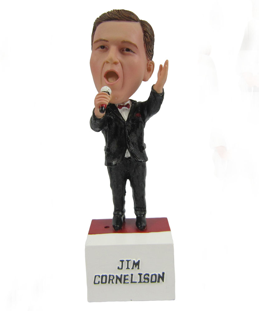 Custom musicians bobbleheads singer bobblehead