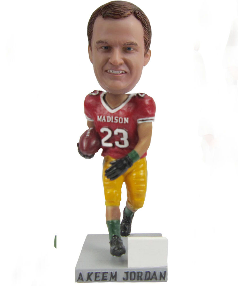 Custom running football sport bobbleheads S439