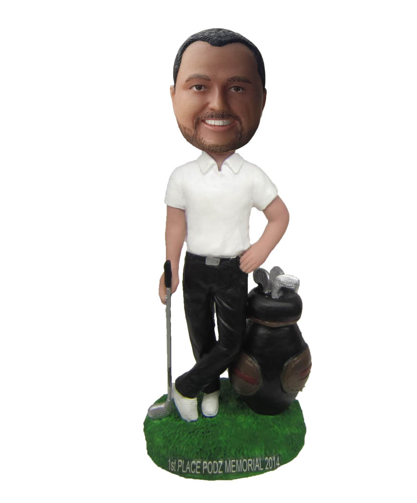 Golf Man Chipping To The Green Bobbleheads B464