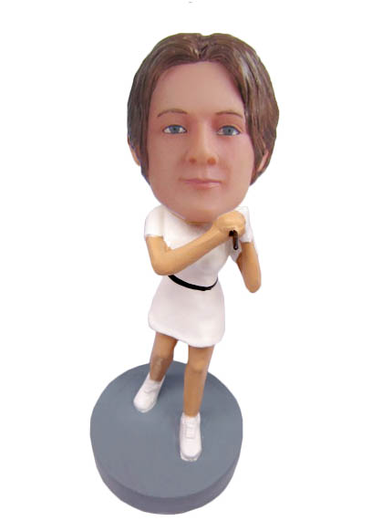 Custom Bobblehead Dolls Golf Woman Driving G465