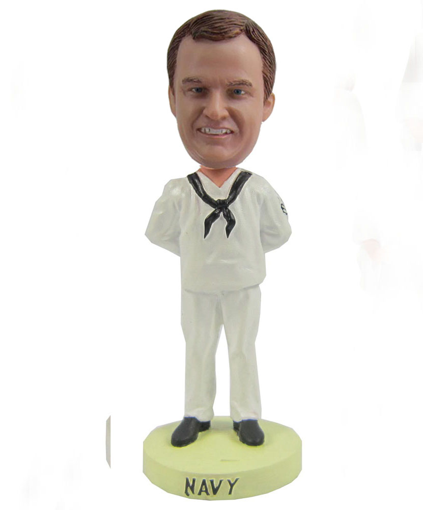 Navy bobbleheads custom bobbleheads from photo