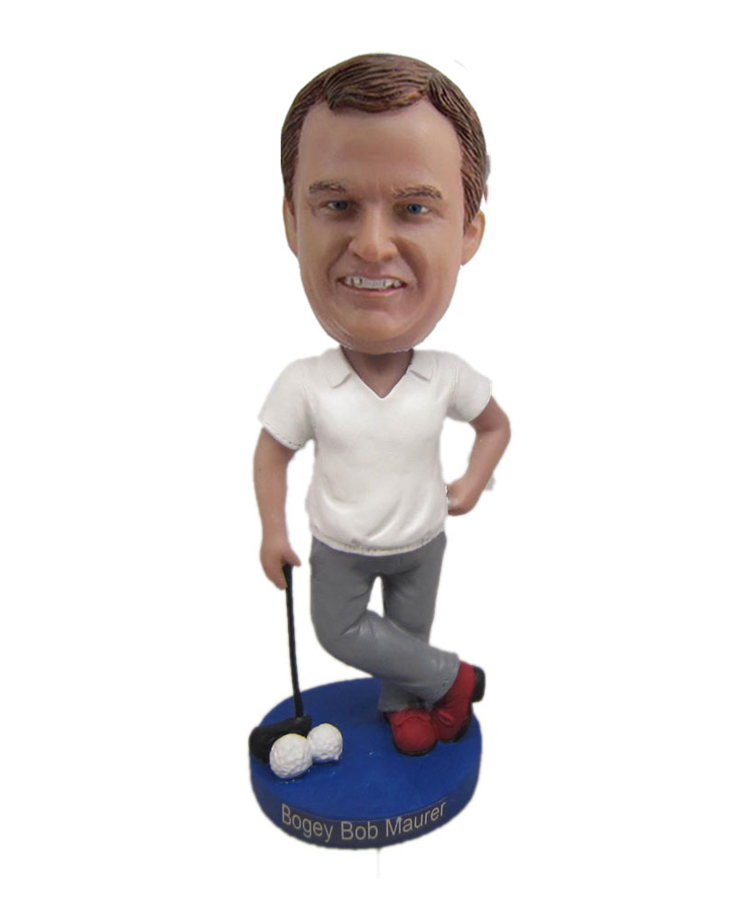 Custom Sports Bobble Head Golfer bobblehead