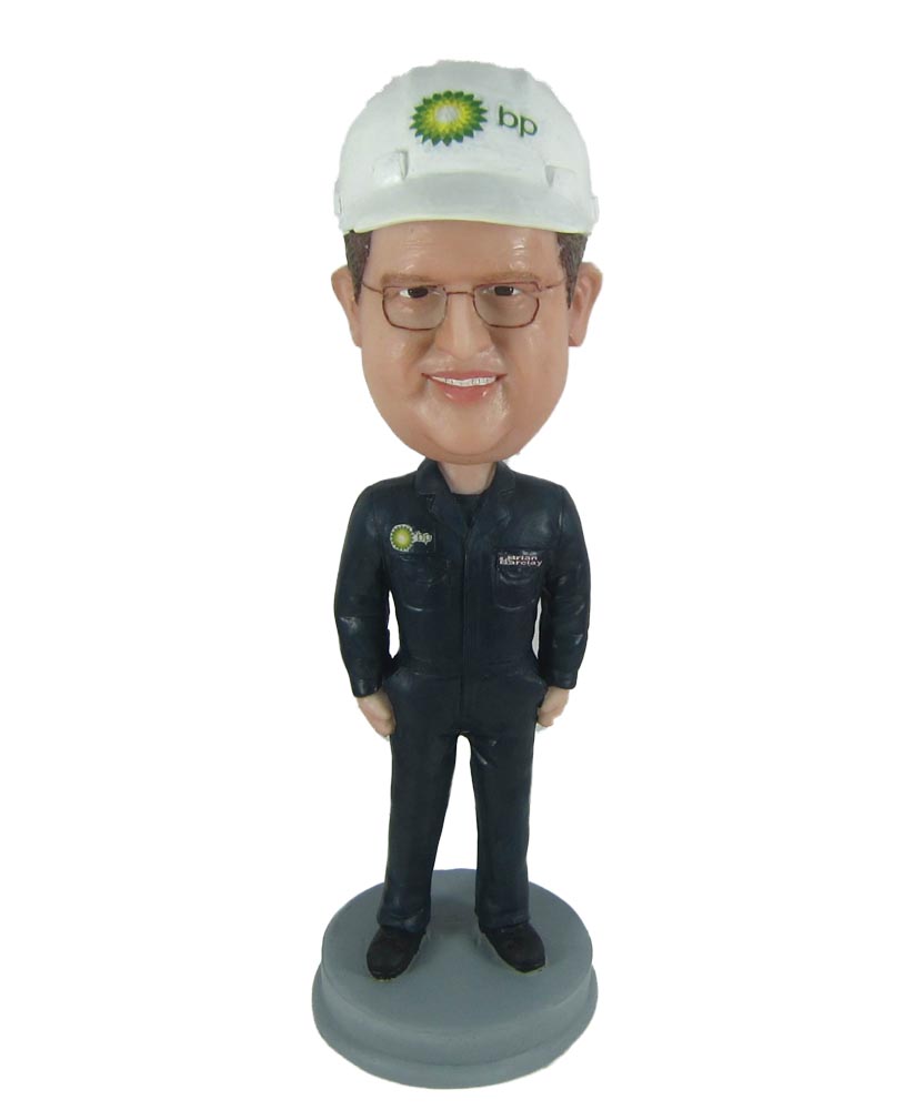 Natural Gas Petroleum Worker Bobbleheads