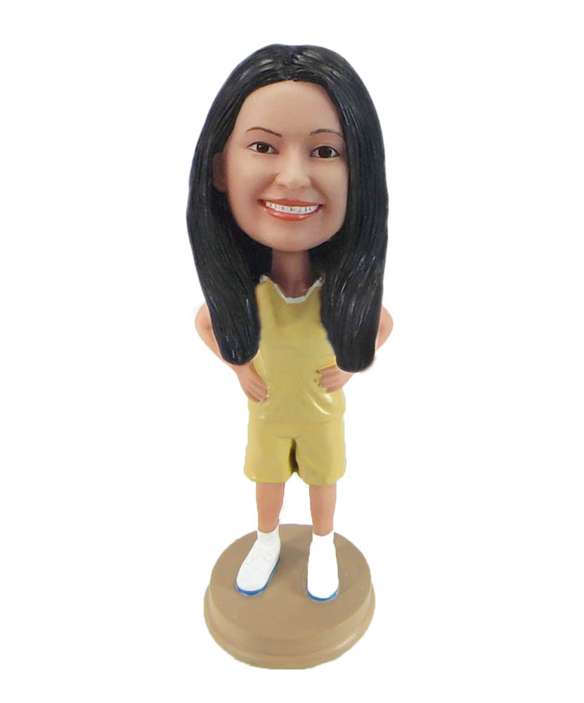 Make do exercise bobble head S986