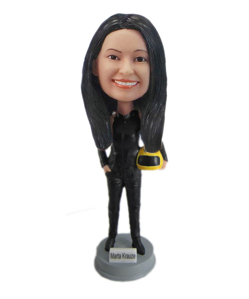 Make cycle racing bobble head S918