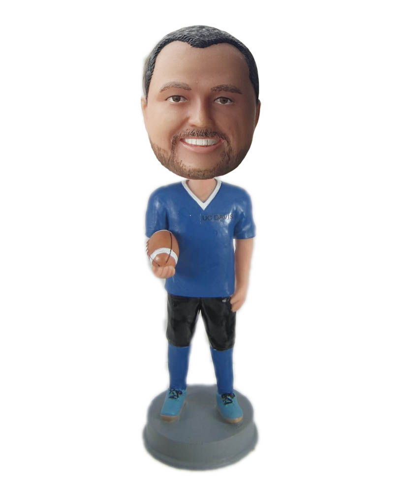 Make rugby bobble head S855