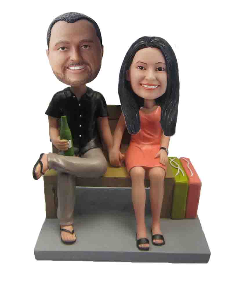 Custom Wedding Bobblehead W124