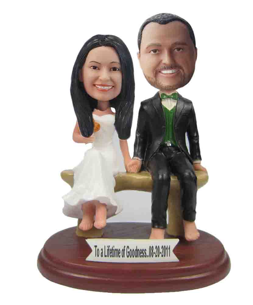 Custom Wedding Bobblehead W140