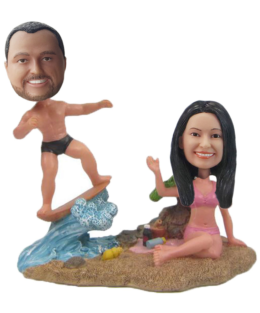 Custom Wedding Bobblehead W157