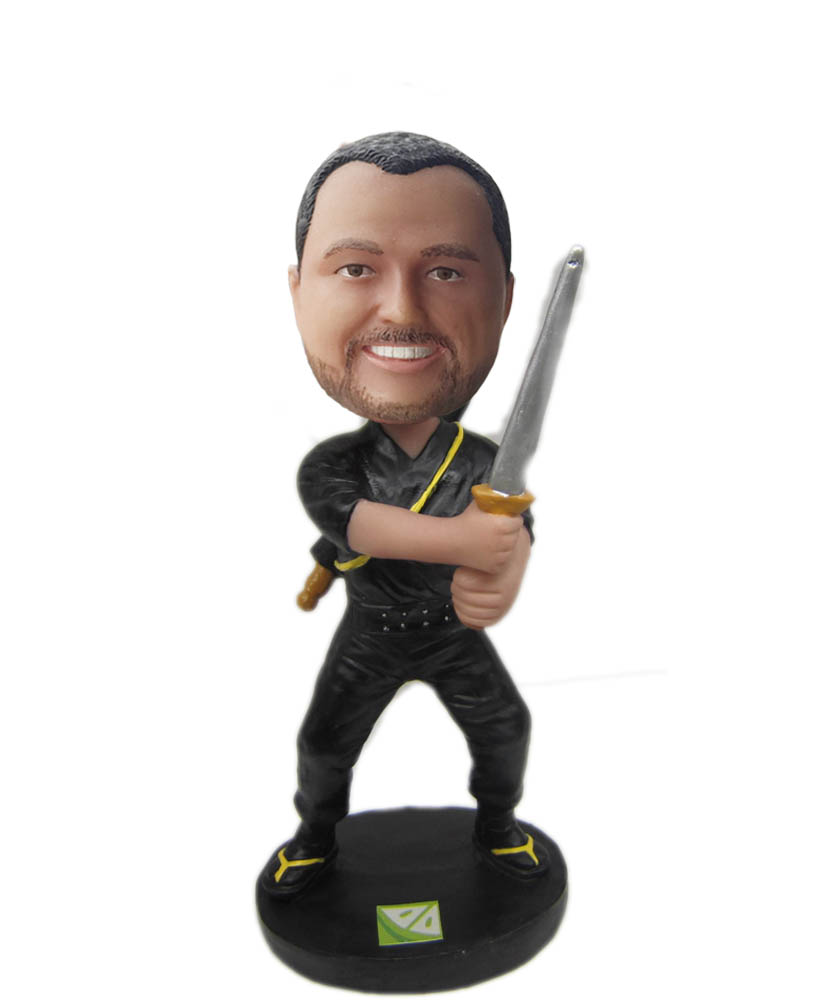 Make fencing  bobble head S739