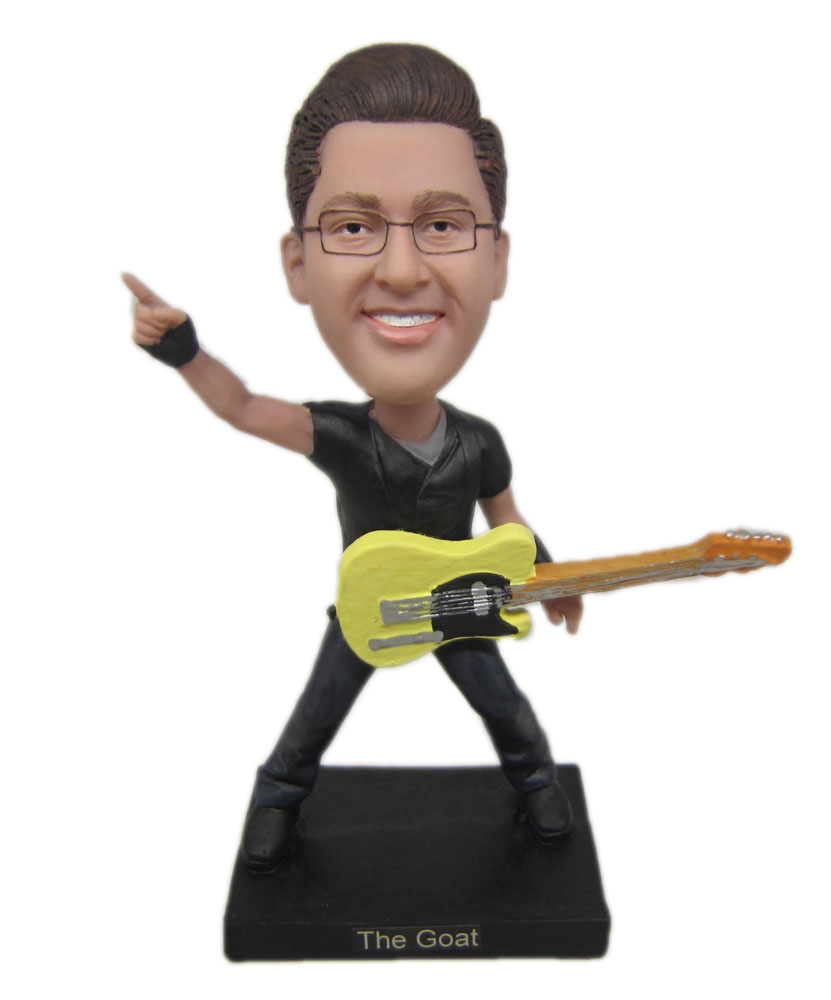 Make your own bobblehead with guitar