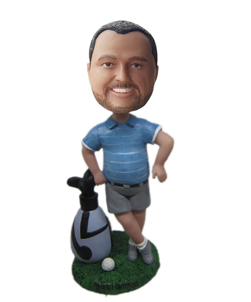 Custom golf bobblehead