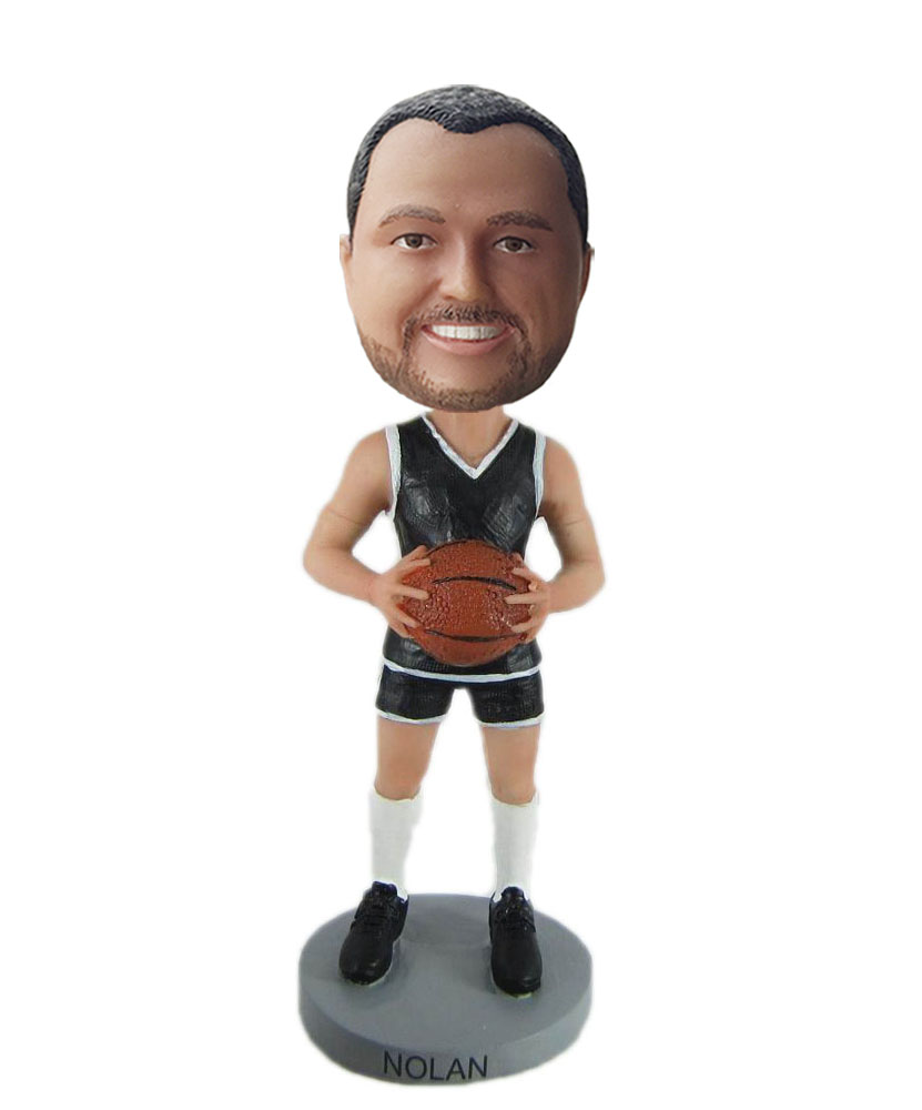 custom basketball bobblehead fan