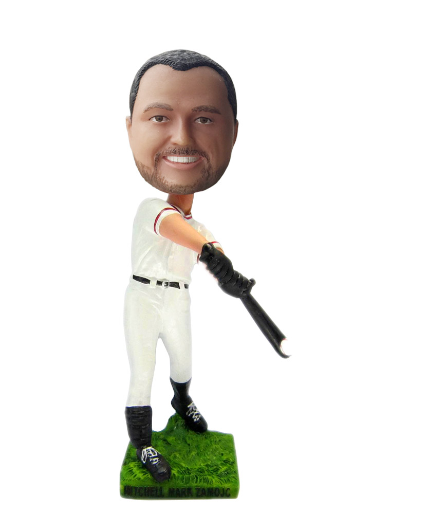 Baseball Man Batting bobblehead Doll  S96