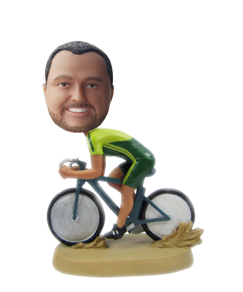 Personalized Custom Crazy Racer Bobblehead S112