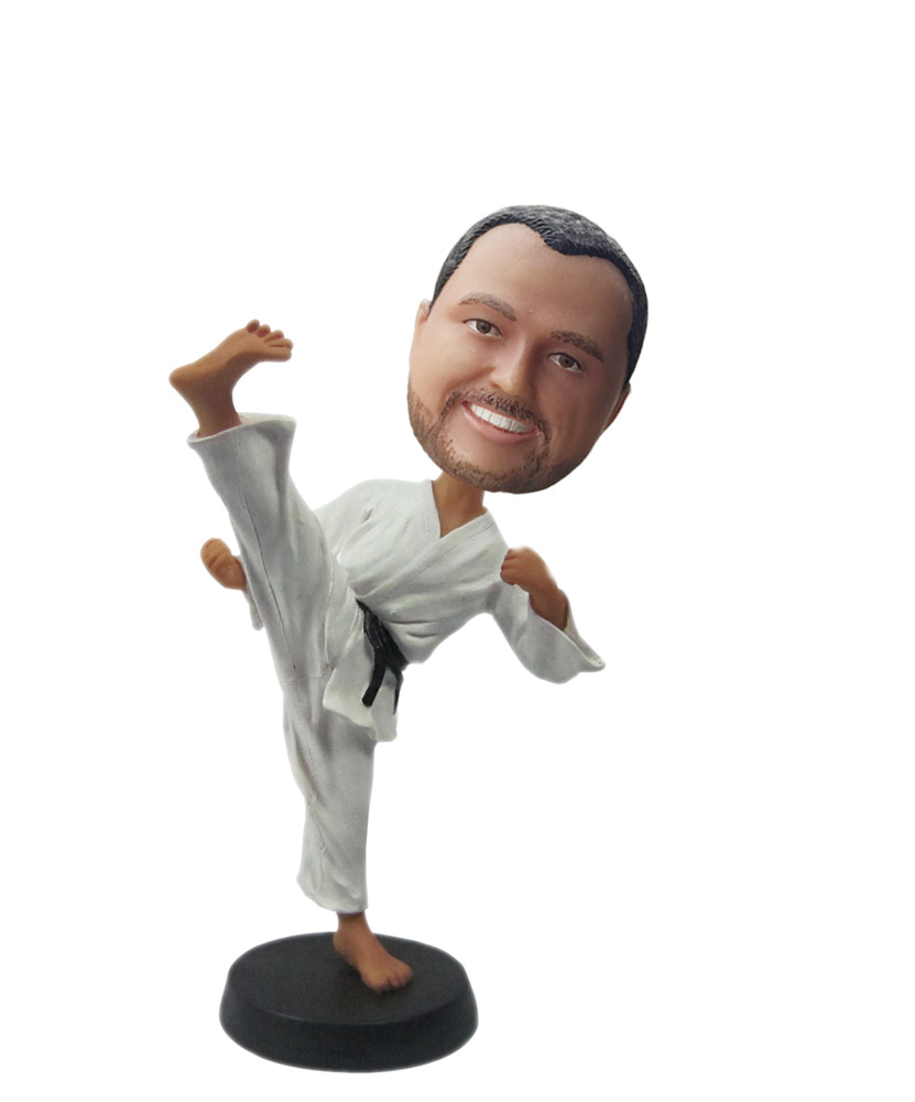 Custom Personal Bobble Heads Karate Doll S 145