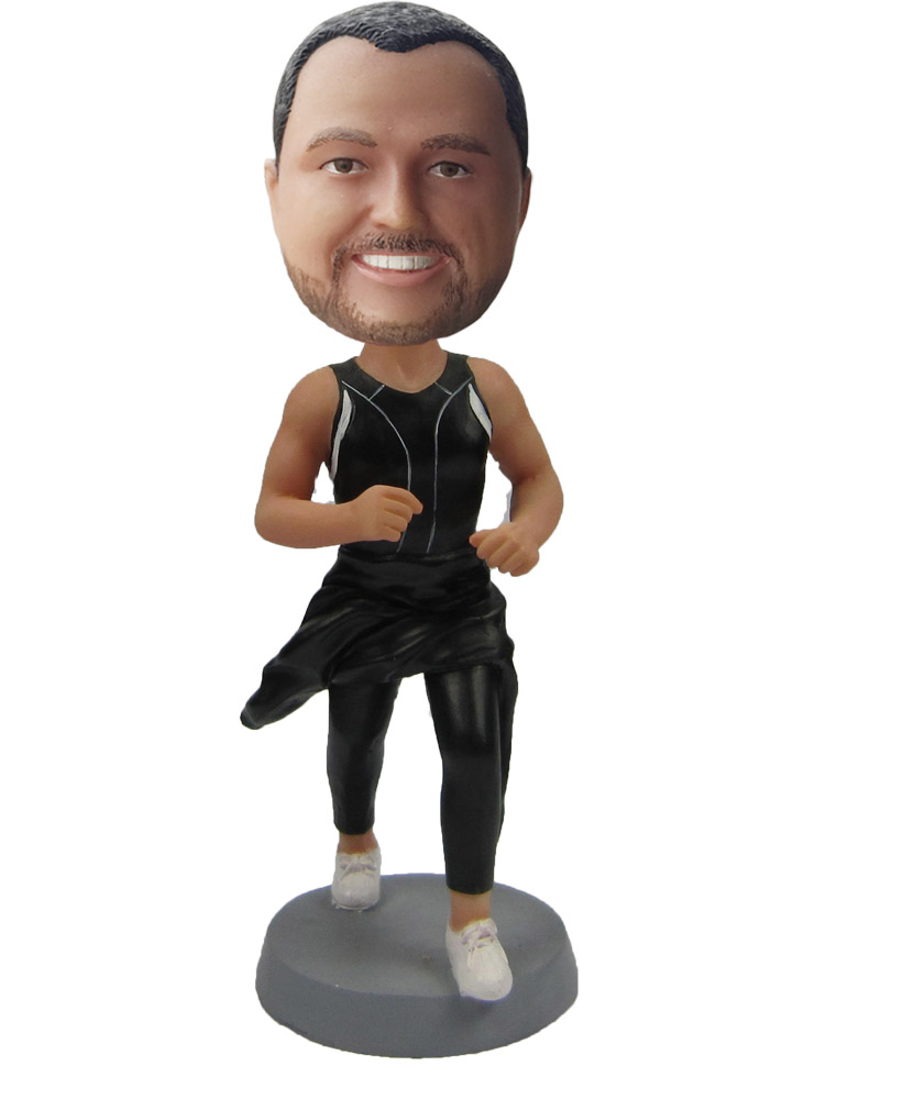 Man in black runner bobbleheads S167