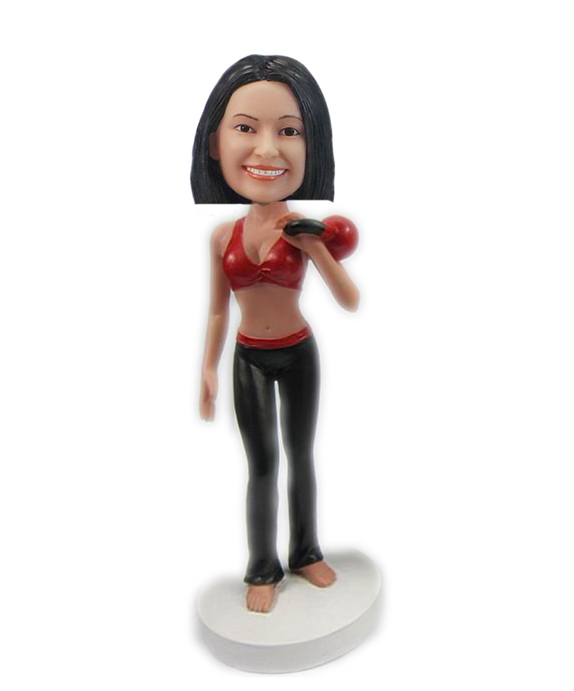 ustom Sport bobblehead Female With A Yoga Pose S363