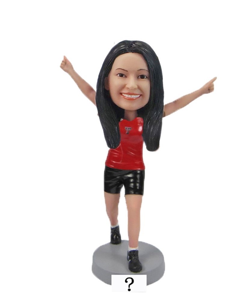 Female Runner bobblehead Doll s369