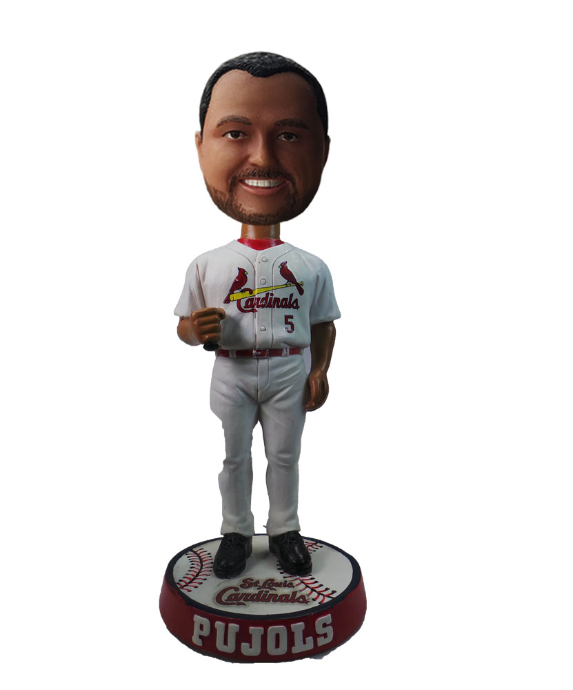 Baseball Player With Bat bobblehead Doll S585