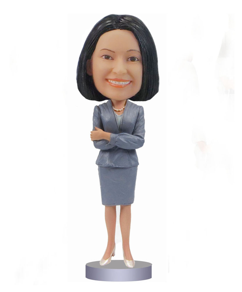 Female Busniness Suit bobblehads doll