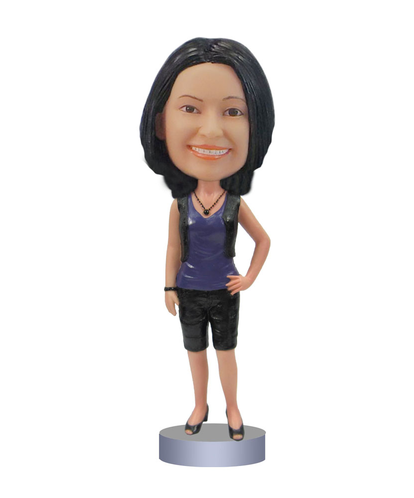 Female Casual Bobbleheads custom dolls